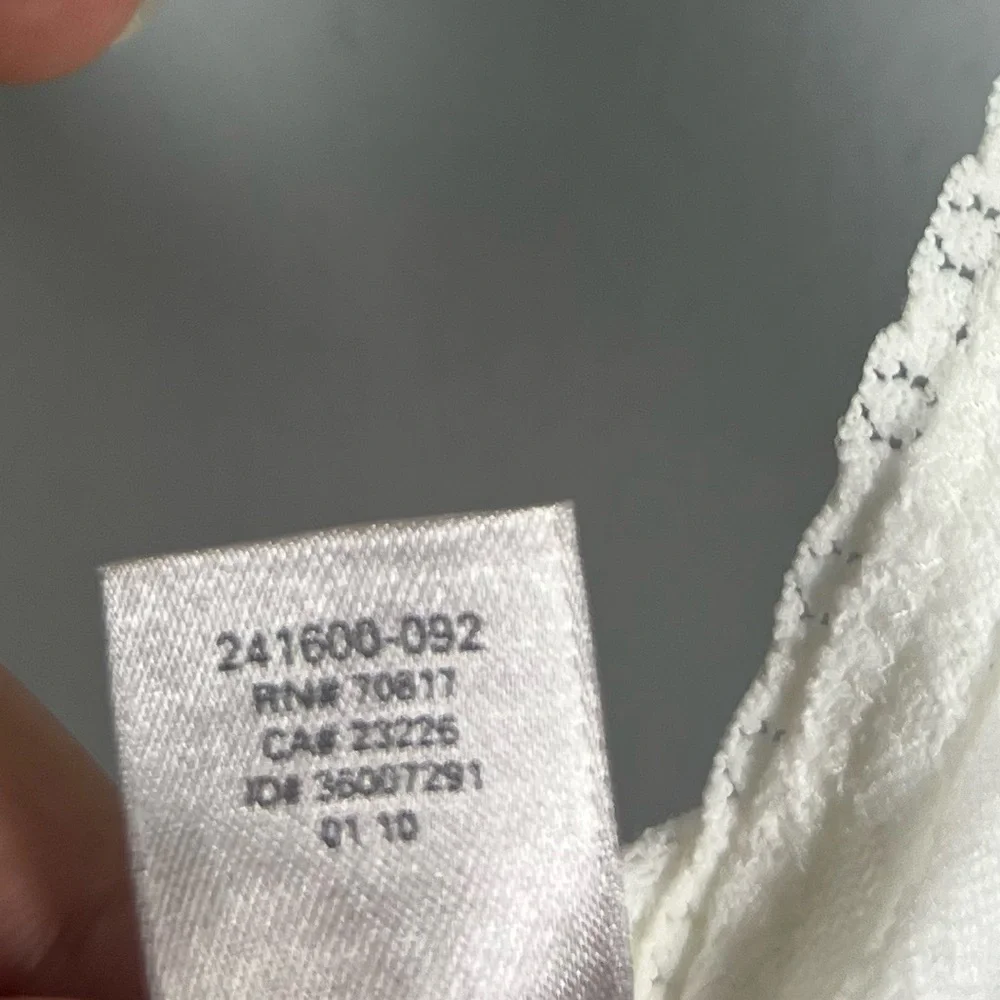 Victoria’s Secret Y2K White Lace Mini Slip Medium